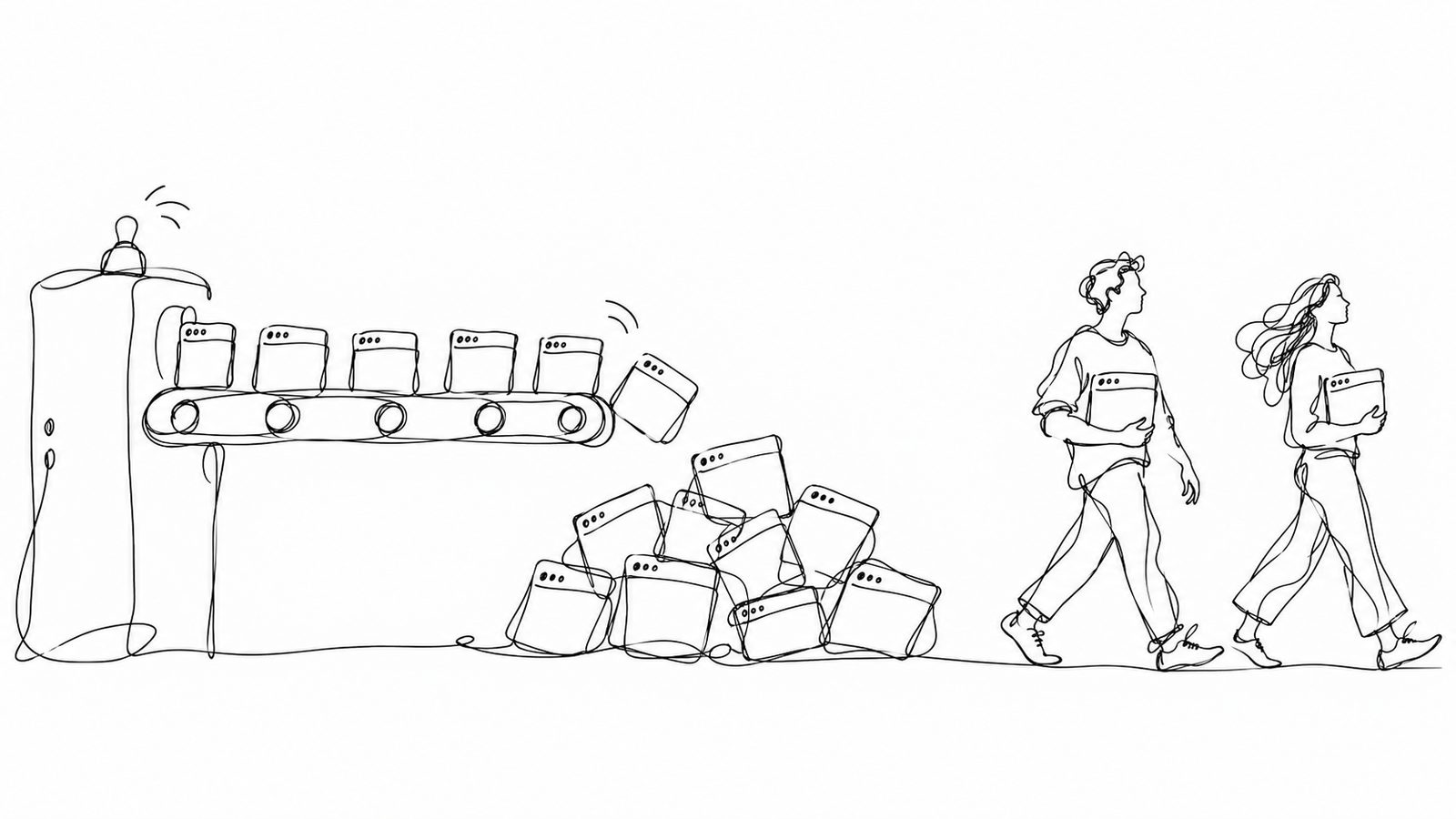 When technology allows creation to outpace distribution